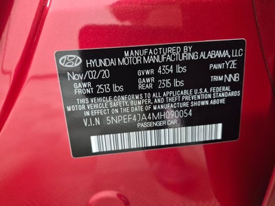 2021 Hyundai Sonata SEL