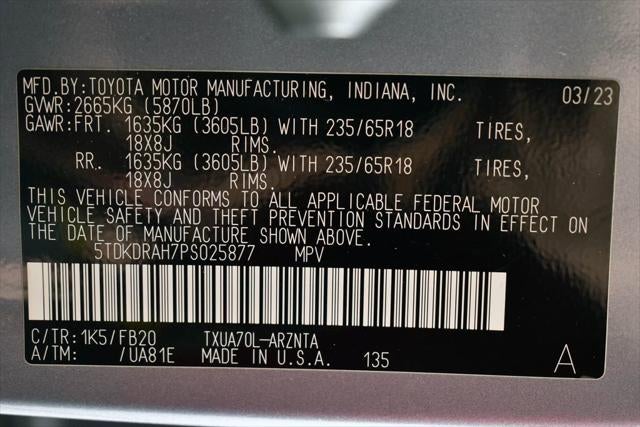 2023 Toyota HIGHLANDER LE