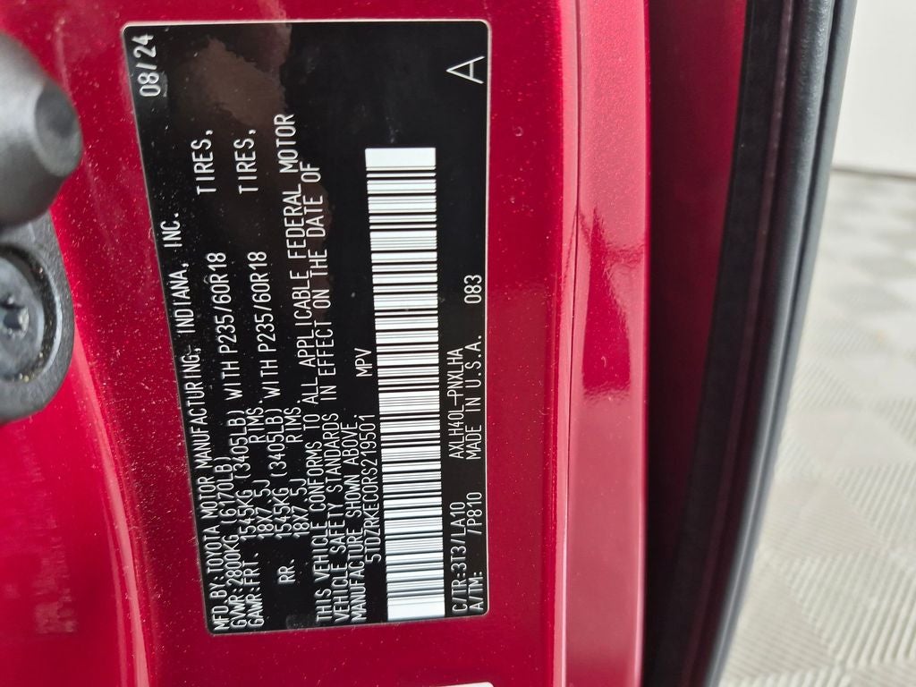 2024 Toyota Sienna Limited 7 Passenger