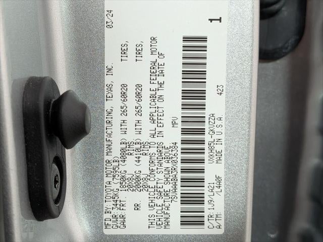 2024 Toyota SEQUOIA 4WD Platinum