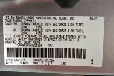 2024 Toyota Sequoia Capstone