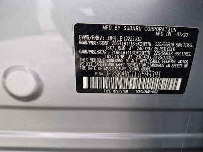 2020 Subaru Forester Sport