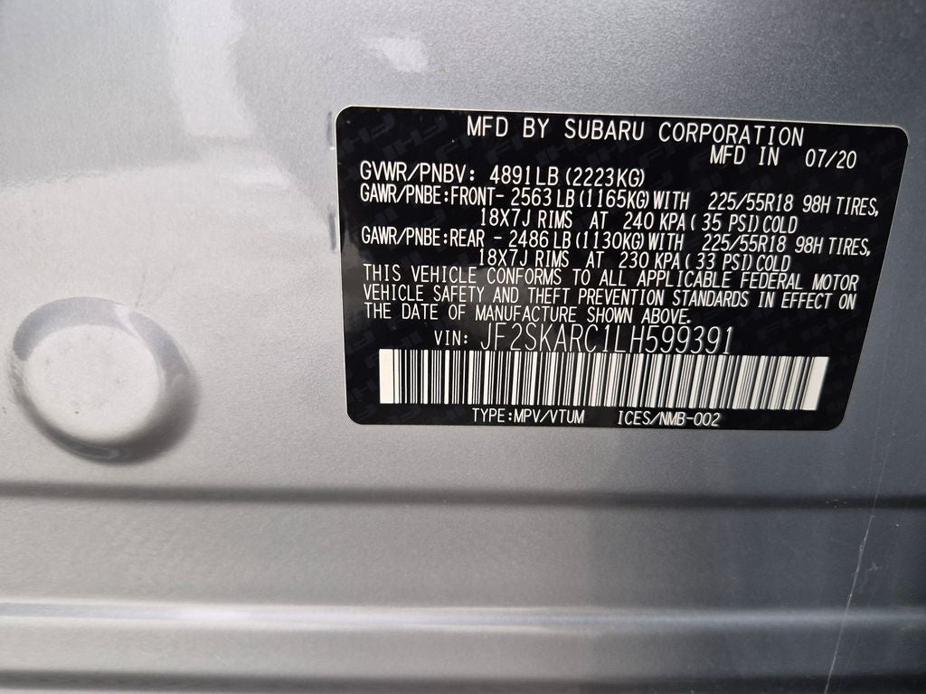 2020 Subaru Forester Sport