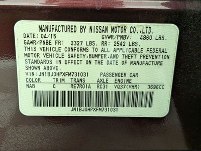 2015 INFINITI QX50 Journey