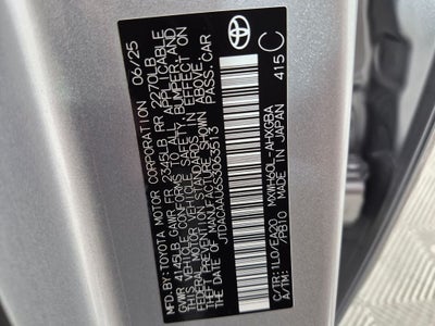 2025 Toyota Prius XLE