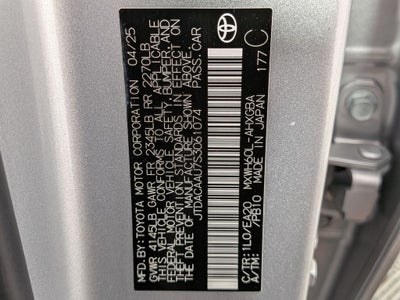 2025 Toyota Prius XLE