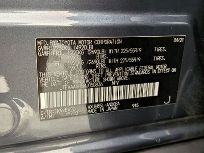 2021 Toyota Venza XLE XLE