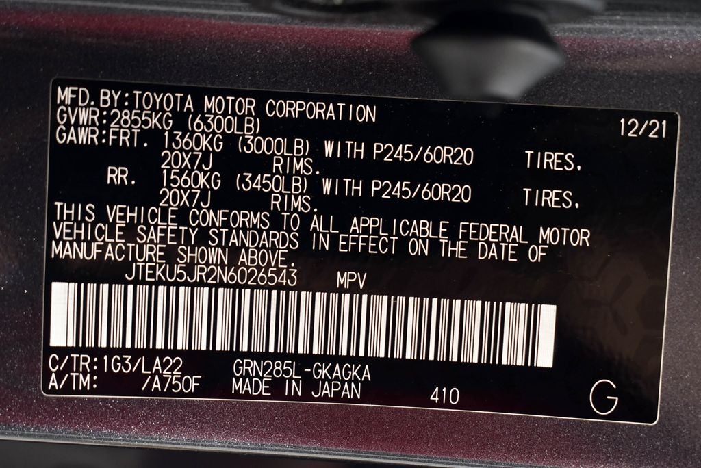 2022 Toyota 4RUNNER Limited