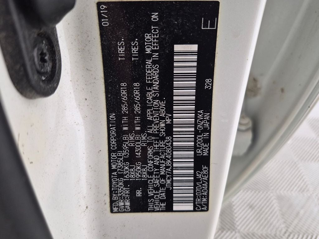 2019 Toyota Land Cruiser Base