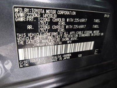 2021 Toyota RAV4 Hybrid XLE