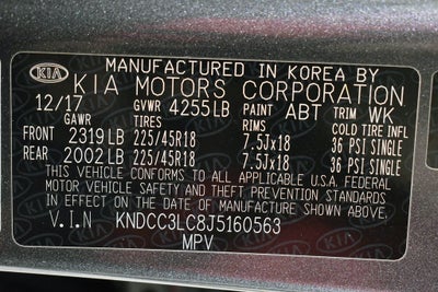 2018 Kia Niro EX Touring Graphite Edition