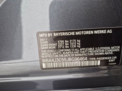 2018 BMW 430i 430i xDrive Gran Coupe