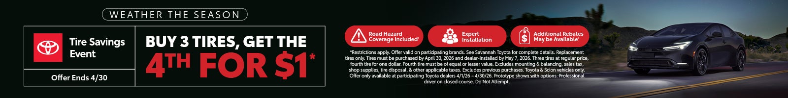Tire Savings Event