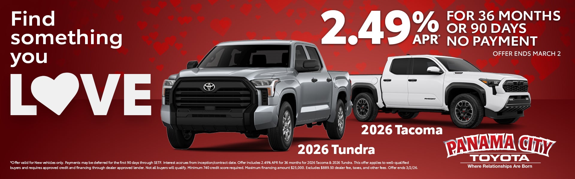 Great deals on 2026 Toyotas